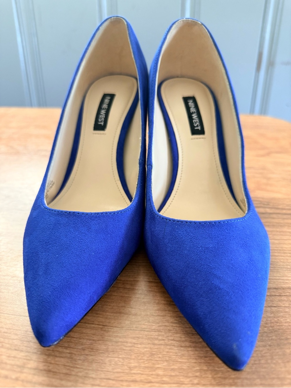 Nine West Royal Blue Pointed Toe Pumps